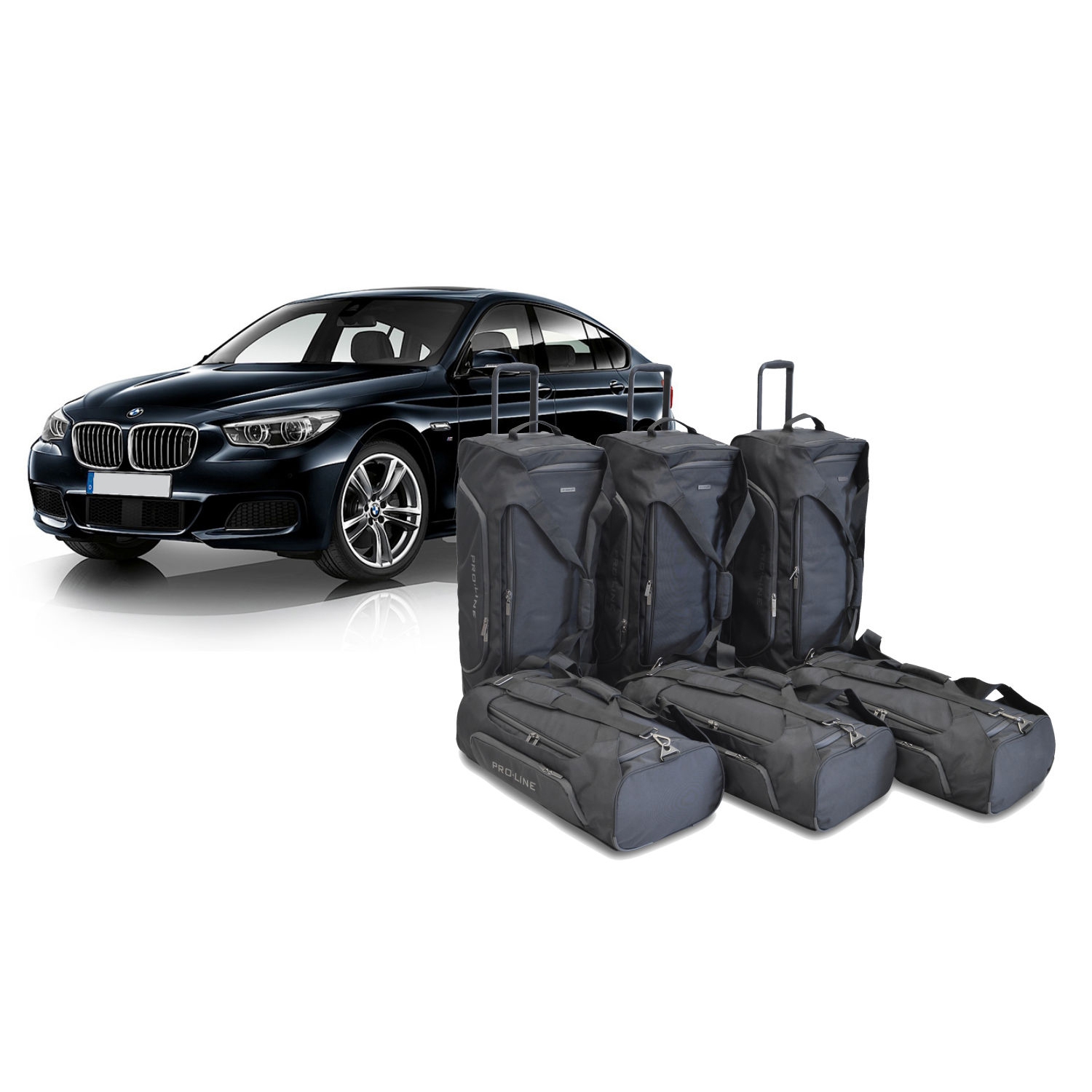 Car Bags Pro.Line B11101SP BMW 5er GT (F07) Bj. 09-17 Reisetaschen Set