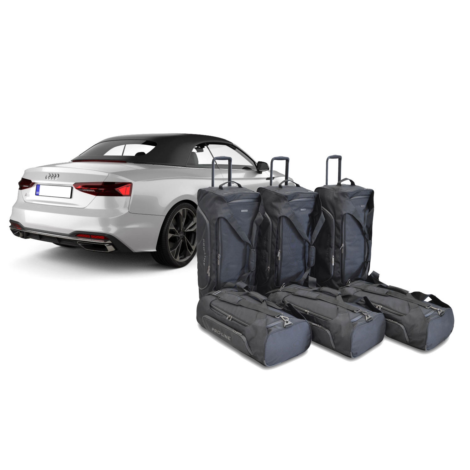 Car Bags Pro.Line A23301SP AUDI A5 Cabrio (F5) Bj. 16- Reisetaschen Set