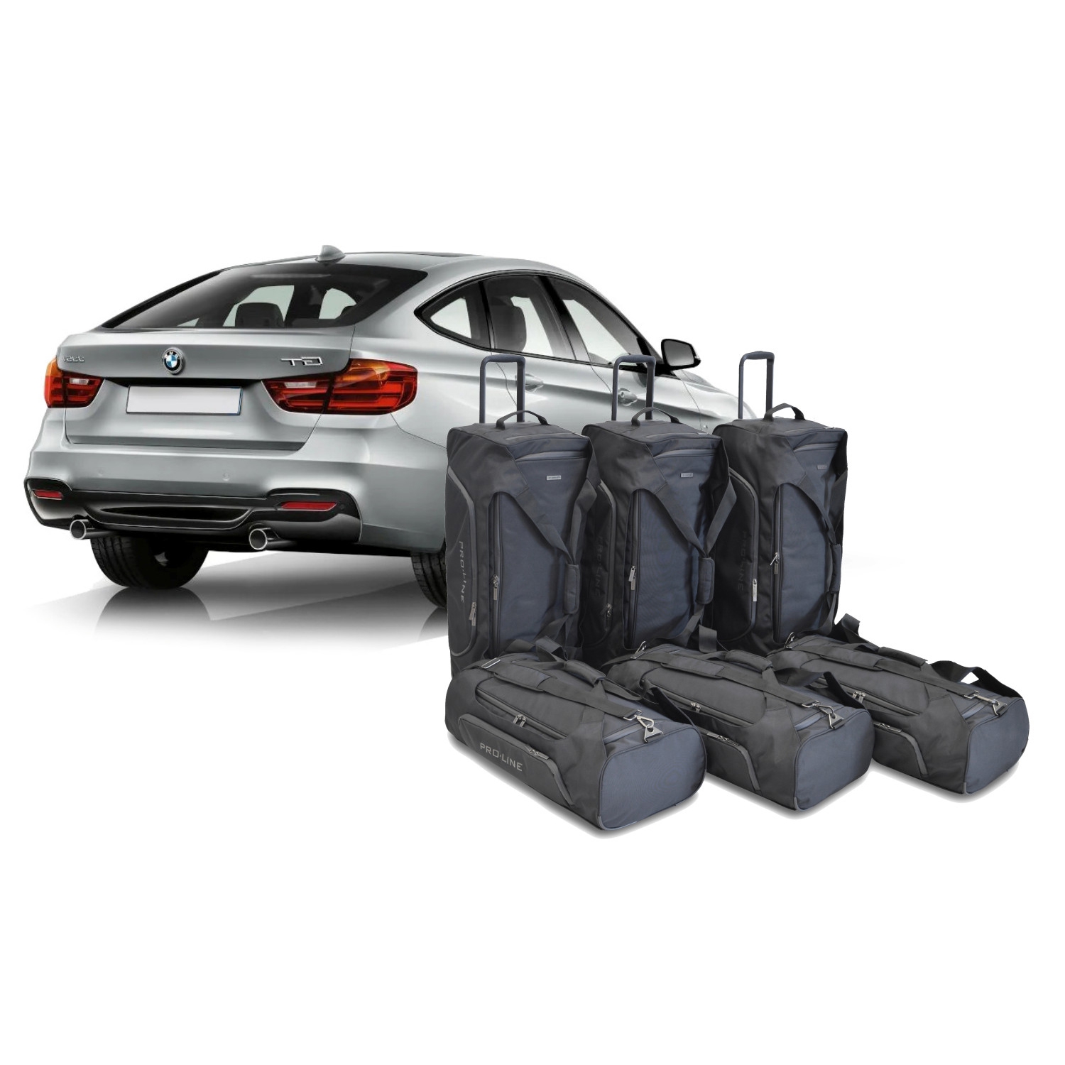 Car Bags Pro.Line B11601SP BMW 3er GT (F34) Bj. 13-20 Reisetaschen Set