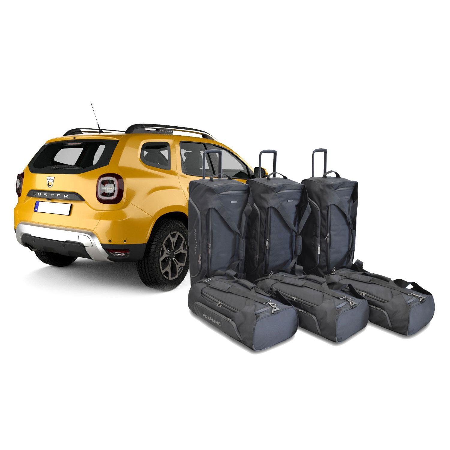 Car Bags Pro.Line D20301SP Dacia Duster 4x4 Bj. 18- Reisetaschen Set