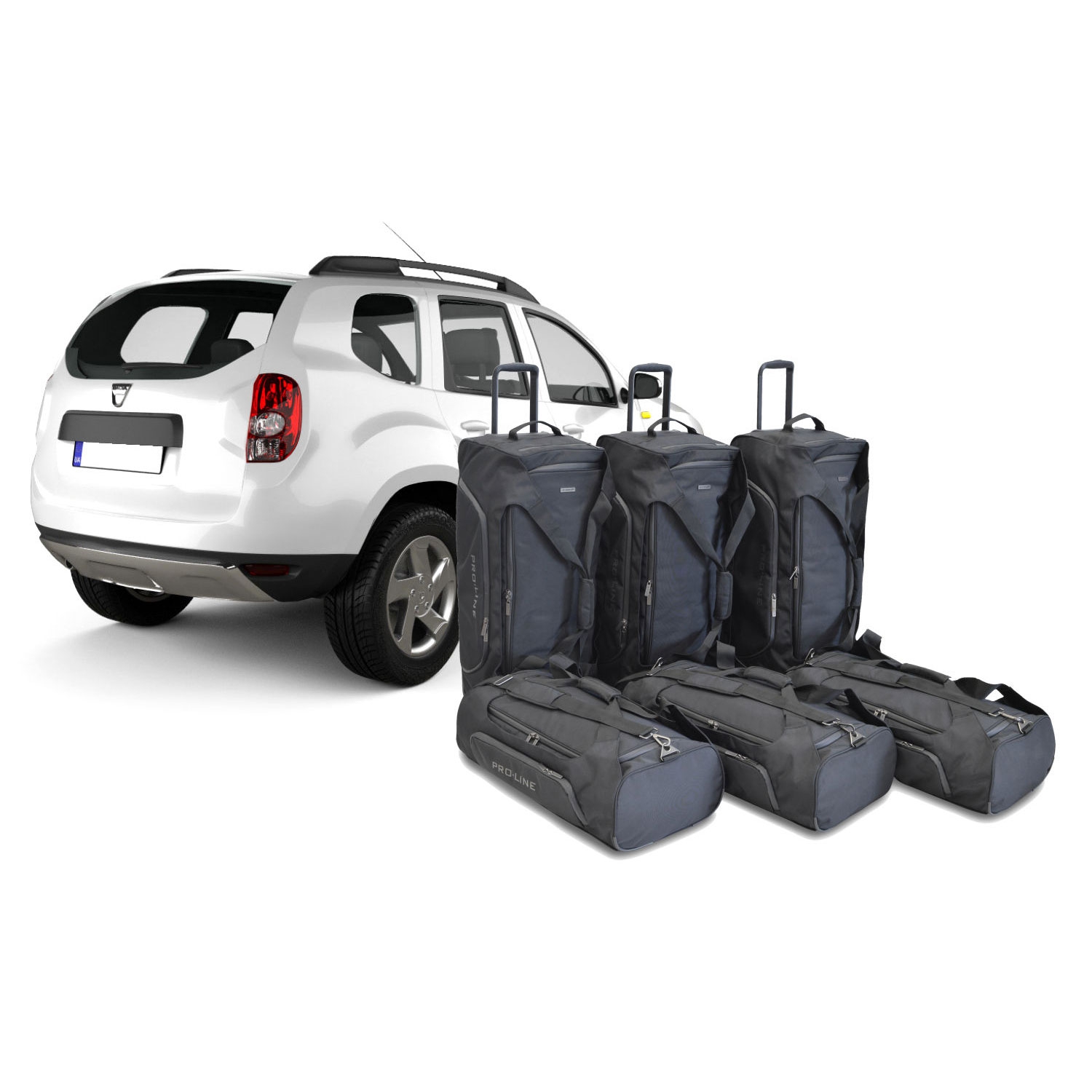 Car Bags Pro.Line D20102SP Dacia Duster 4x4 Bj. 10-17 Reisetaschen Set
