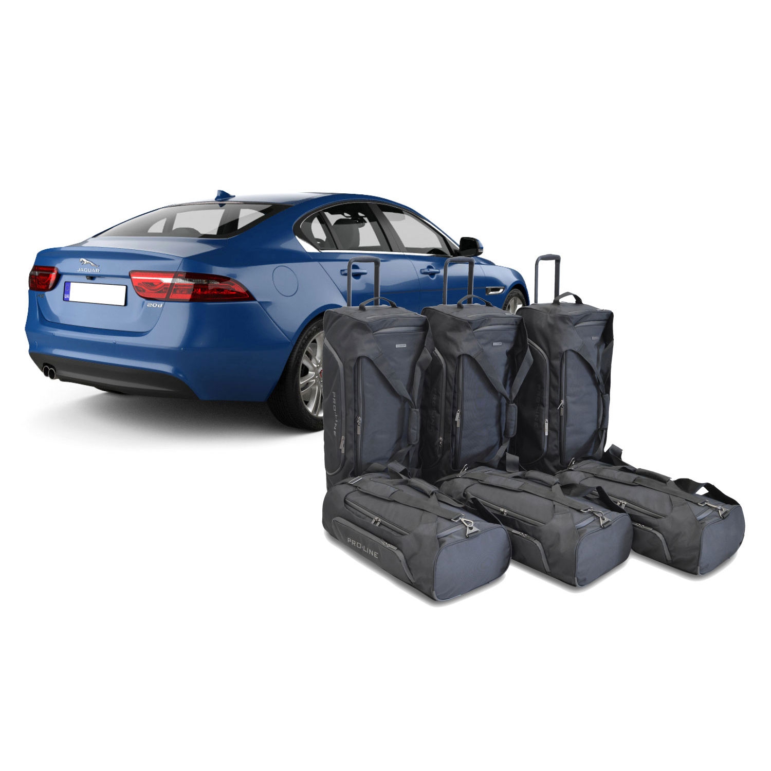 Car Bags Pro.Line J20101SP Jaguar XE Bj. 15- heute Reisetaschen Set