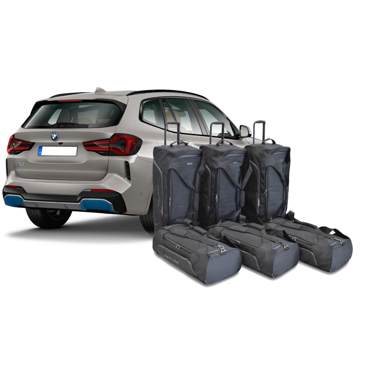 Car Bags Pro.Line B15601SP BMW iX3 Bj. 20- Reisetaschen Set