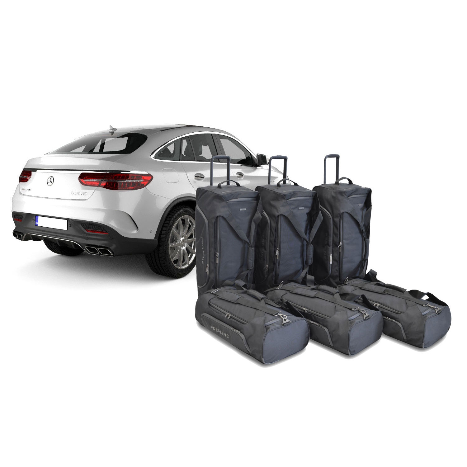 Car Bags Pro.Line M21601SP Mercedes GLE (C292) Coupe Bj. 15-19 Reisetaschen Set