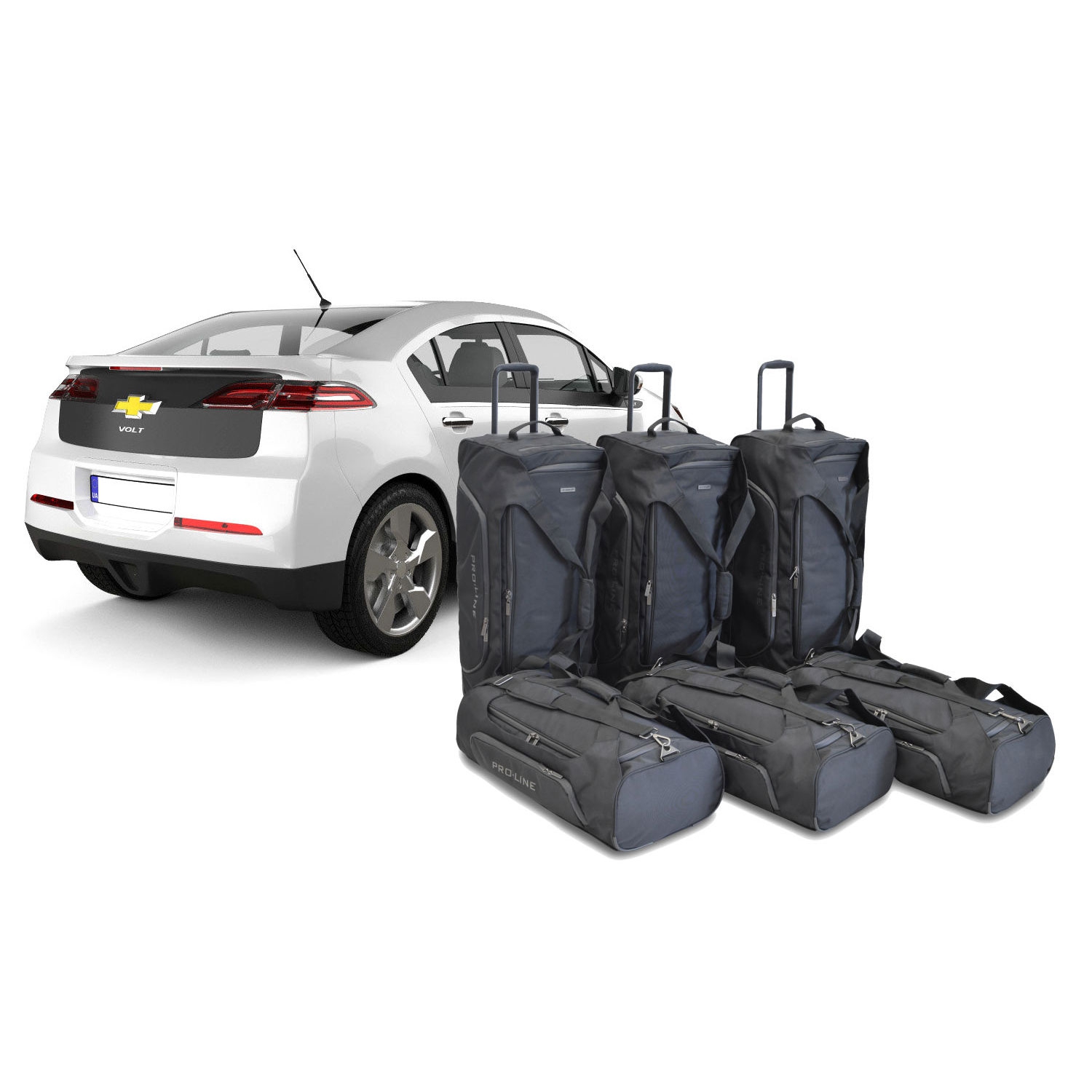 Car Bags Pro.Line C10301SP Chevrolet Volt Bj. 11-16 Reisetaschen Set
