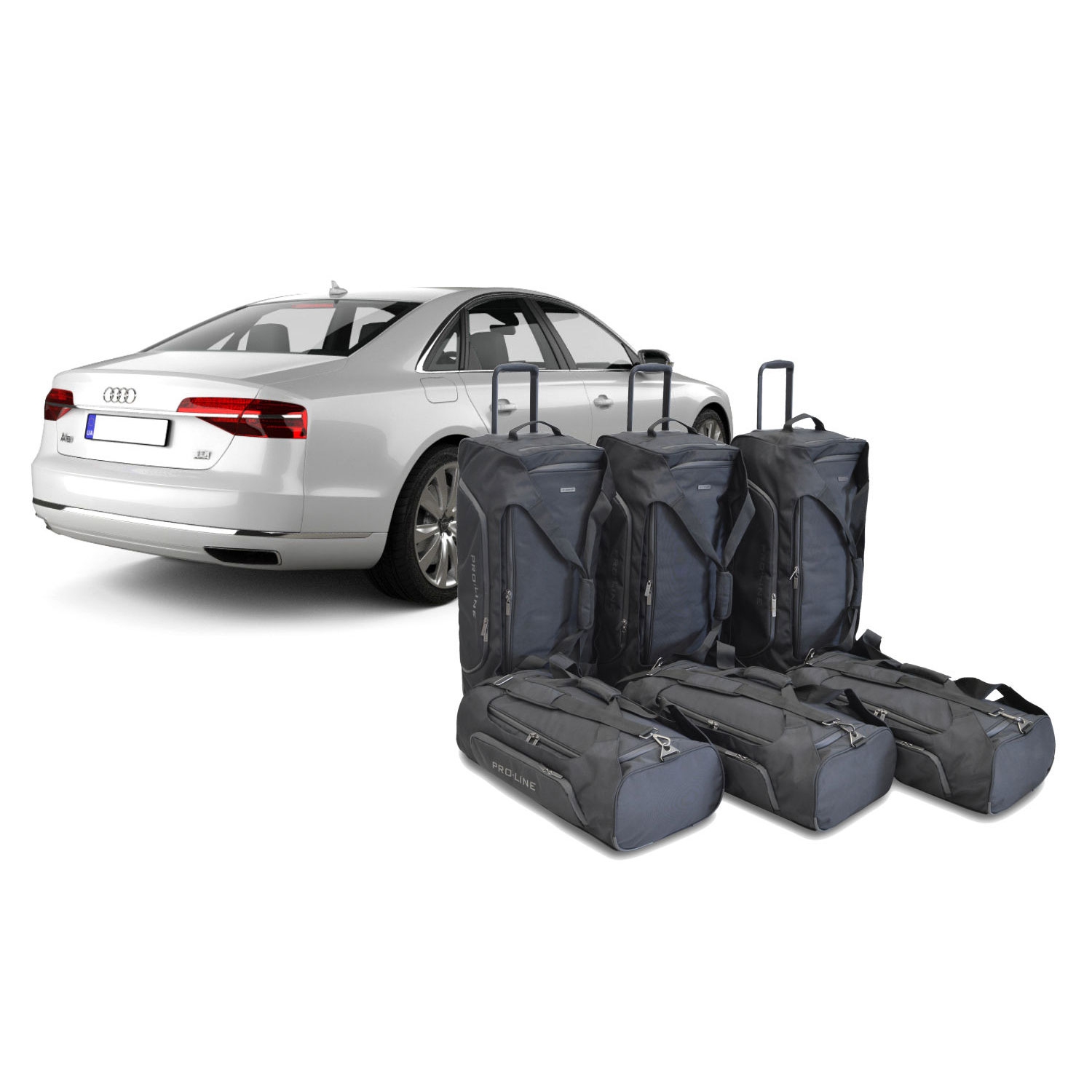 Car Bags Pro.Line A22701SP AUDI D4 4-Türer Limousine Bj. 13-17  Reisetaschen Set