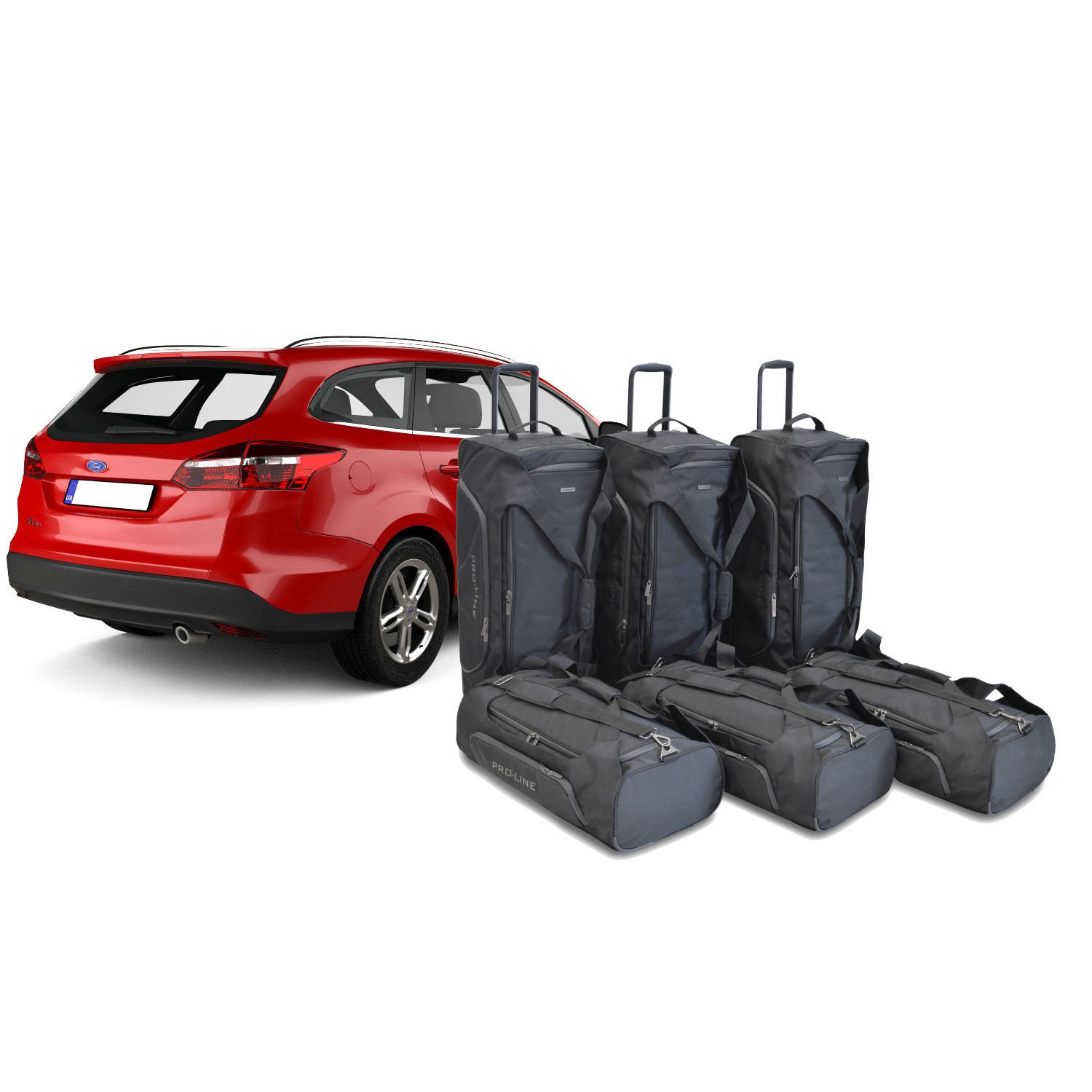 Car Bags Pro.Line F10301SP Ford Focus Turnier Bj. 10-18 Reisetaschen Set