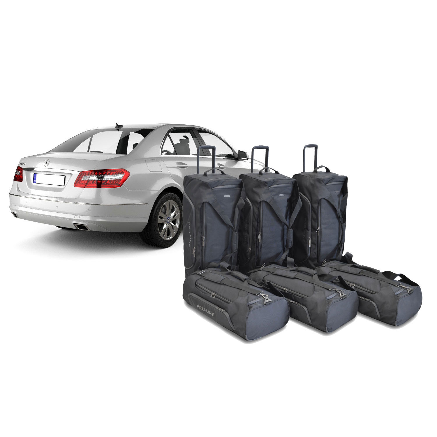 Car Bags Pro.Line M23101SP Mercedes E-Klasse (W212) Limousine Bj. 09-16 Reisetaschen Set