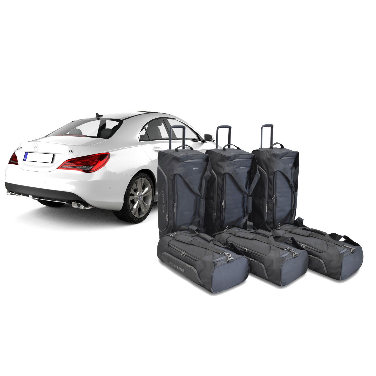 Car Bags Pro.Line M21301SP Mercedes CLA (C117) Coupe Bj. 13-19 Reisetaschen Set