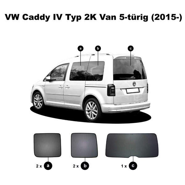 ClimAir Sonniboy kompatibel mit Volkswagen Caddy V MPV 5-türer 2020 