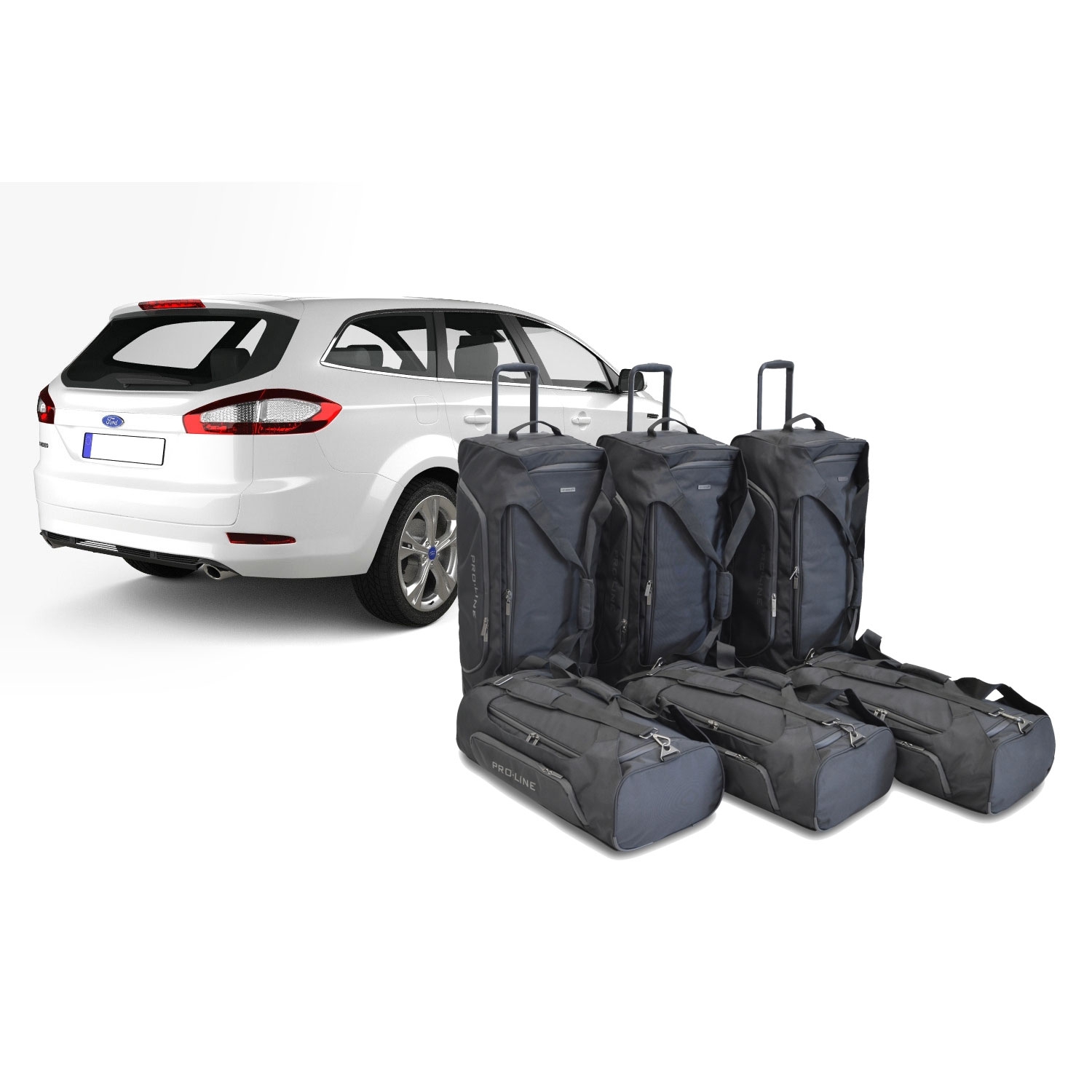 Car Bags Pro.Line F10401SP Ford Mondeo IV 5-Türer Kombi Bj. 07-14 Reisetaschen Set