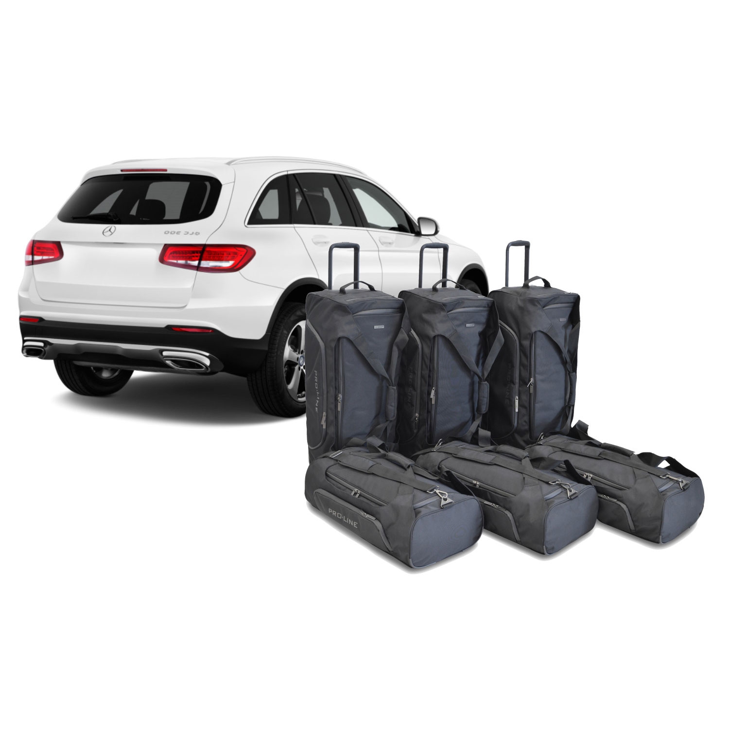Car Bags Pro.Line M26701SP Mercedes GLC (X254) PlugIn Hybrid Bj. 22- Reisetaschen Set