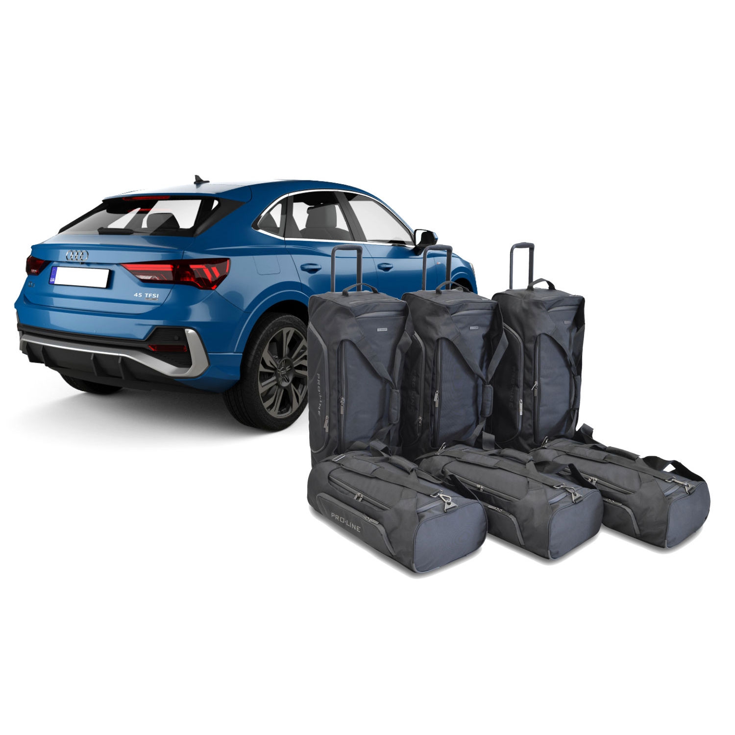 Car Bags Pro.Line A24701SP AUDI Q3 Sportback Bj. 19- Reisetaschen Set