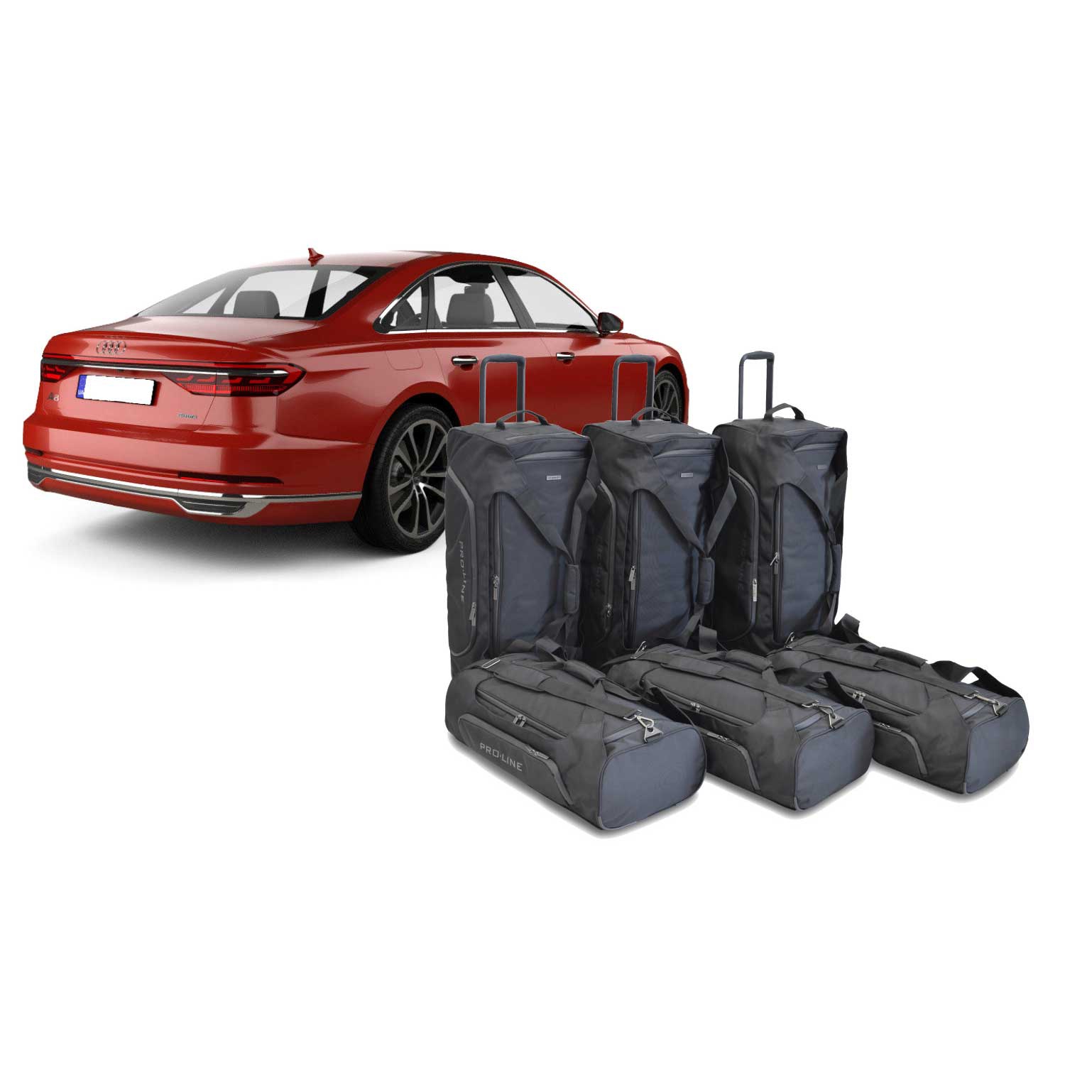 Car Bags Pro.Line A26401SP AUDI A8 4-Türer Limousine Bj. 17- Reisetaschen Set