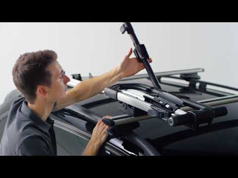 THULE 599 UpRide Fahrradträger Dach 3er Set Spar-Pack